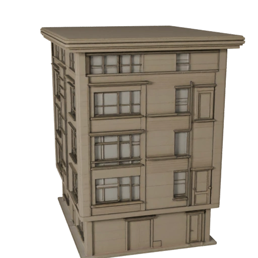 Modèle 3D STL de Maison Ranch Imprimable - Atout d'Échelle Imprimable