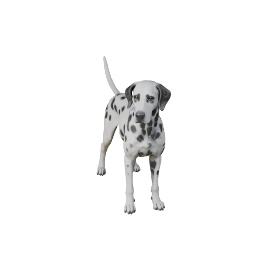 Perro Dálmata Modelo 3D para Unity - Asset Listo para Juego, FBX | PBR