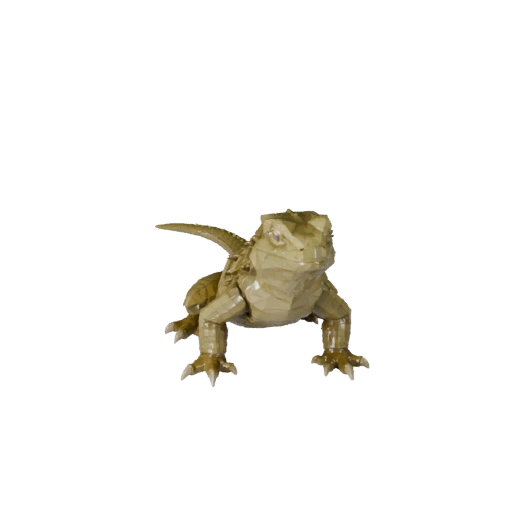 Low Poly Monitor Lizard 3D Model - Unity Game Asset with FBX
