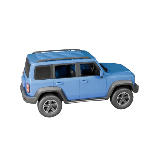 Compact Suv 3D Model for Unity - Low Poly Game Asset (Legacy)