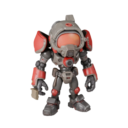Cyberpunk Assault FEIND Jäger Charaktermodell - Geriggt