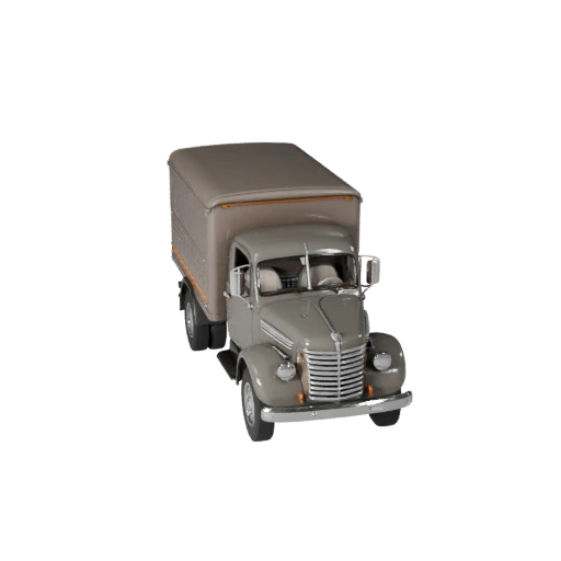 Vintage Cargo Truck 3D Model for Blender - Realistic PBR