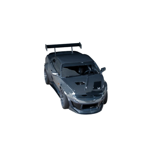 Carro de Drift Alto Poligonagem 3D Model para Renders de Estúdio Asset PBR