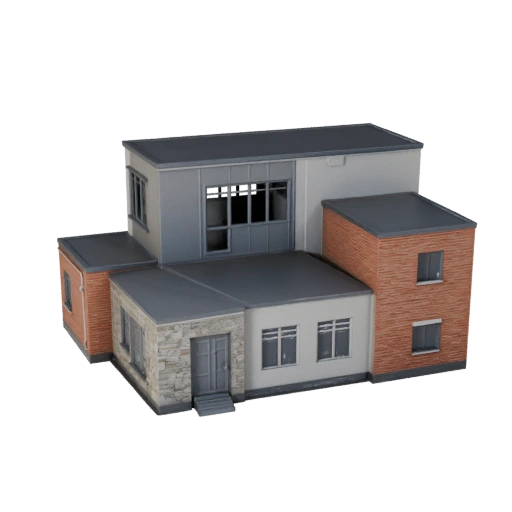 Modulares Wohnungs-Bausatz 3D-Modell für Unity - Spiel-Asset