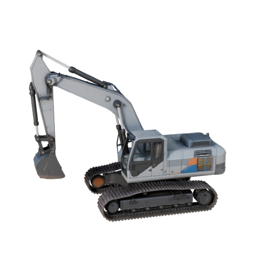 Excavator 3D Model for Unreal Engine - Game Ready Asset
