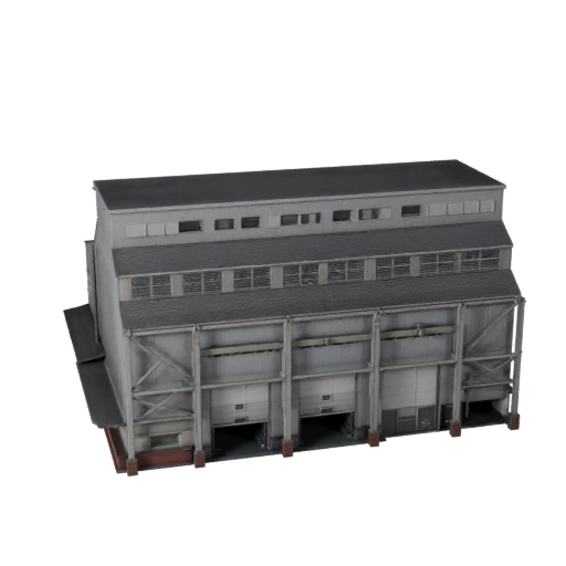 Grain Silo 3D Model - Realistic Archviz Asset for Architecture