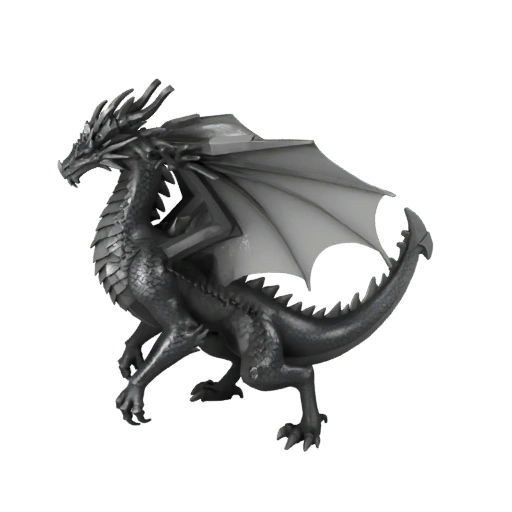 Modelo 3D Dragón de Tierra Poligonal Bajo - Asset de Juego para Unity con FBX