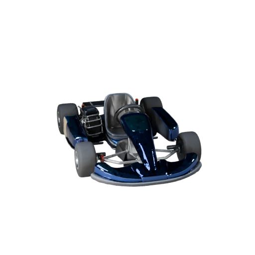 Go Kart 3D Model for Blender & Games - PBR Asset