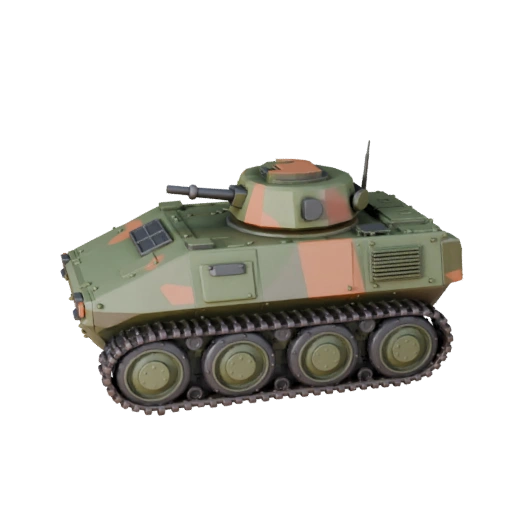 Cartoon Mrap 3D Model for Stylized Games PBR Asset