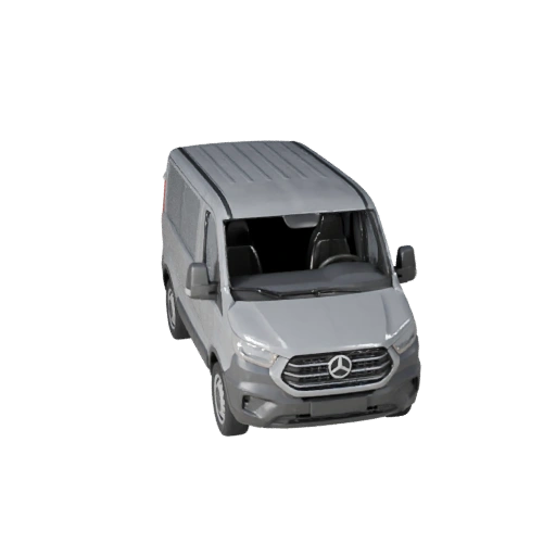 Cargo Van 3D Model for Blender & Games - PBR Asset