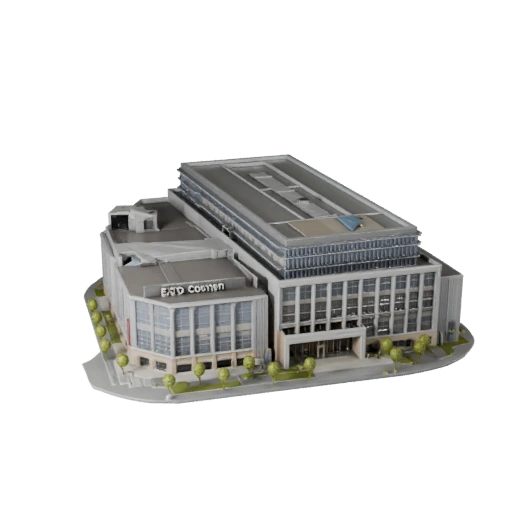Modelo 3D de Centro de Exposiciones para Unreal - Activo en Tiempo Real para Escenas de UE