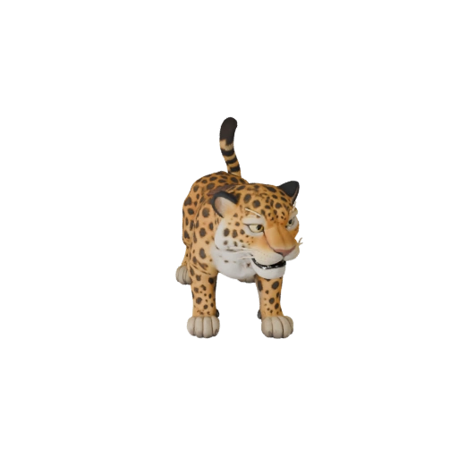 Cartoon Leopard 3D Modell - Stilisierte Asset für Animation | PBR