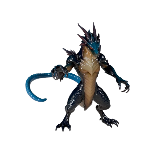 Realistic Basilisk 3D Model - Rigged PBR Asset for Games | PBR