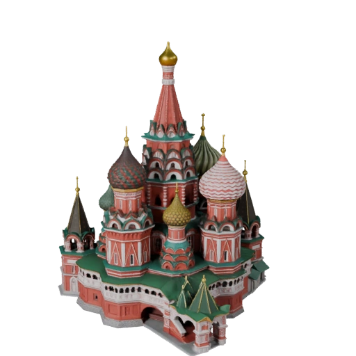 Saint Basil Cathedral 3D Model for Unreal - Realtime Asset