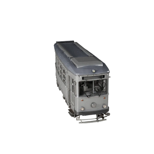 Tram 3D Model for Blender & Games - Realistic PBR Asset