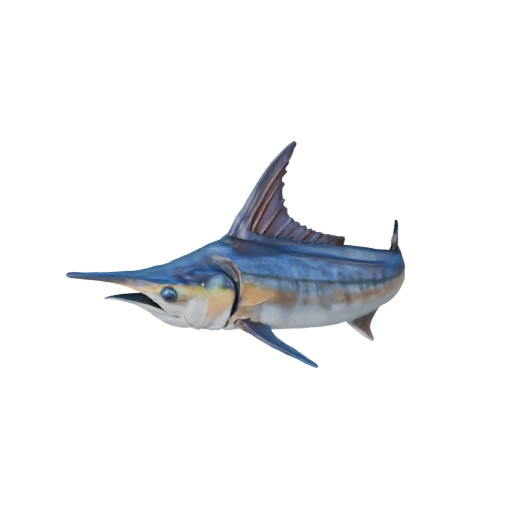 Realistic Swordfish 3D Model - Rigged PBR Asset for Games | PBR