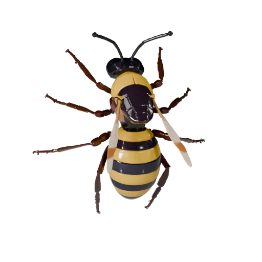 Wasp 3D Model for Unity - Game Ready Asset, FBX | Royalty-Free
