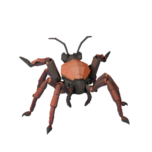 Tarantula 3D Model for Unity - Game Ready Asset, FBX | Royalty-Free