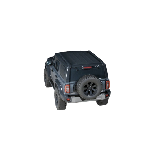 Crossover SUV 3D Modell für Blender & Spiele - PBR Asset