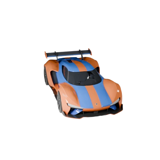 Modèle 3D de voiture concept pour Unity - Asset de jeu low poly (Legacy)