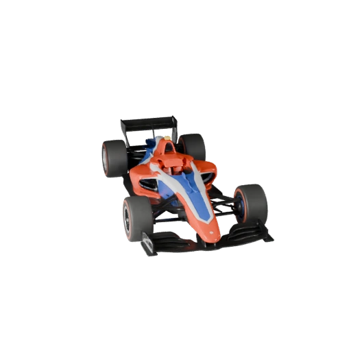 Modelo 3D de Carro de Fórmula para Blender e Jogos - PBR Realista (Legacy)