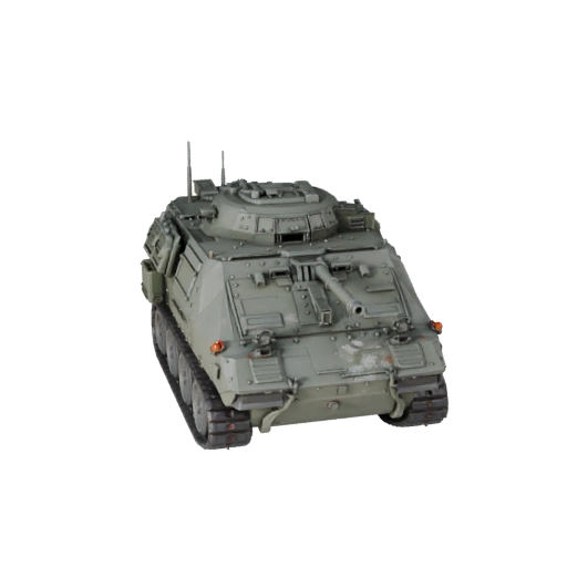 High Poly Armored Personnel Carrier 3D Model for Studio