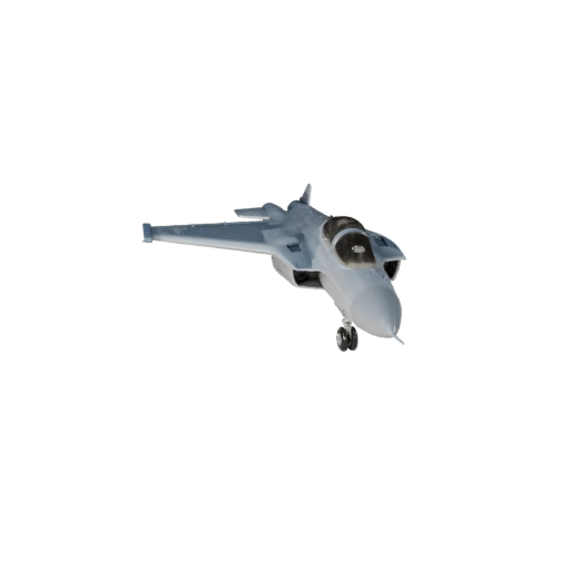 Fighter Jet 3D Model for Blender & Games - Realistic PBR