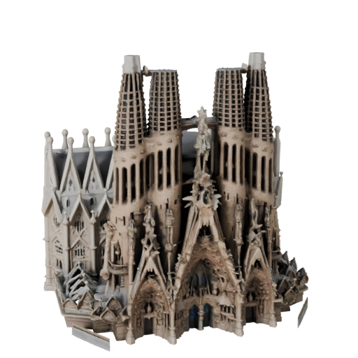 Sagrada Familia 3D Model for Blender - Render Asset