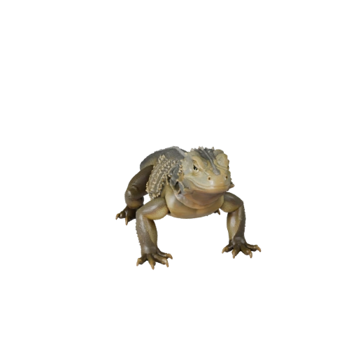 High Poly Monitor Lizard 3D Model - Detailed STL Asset for Printing