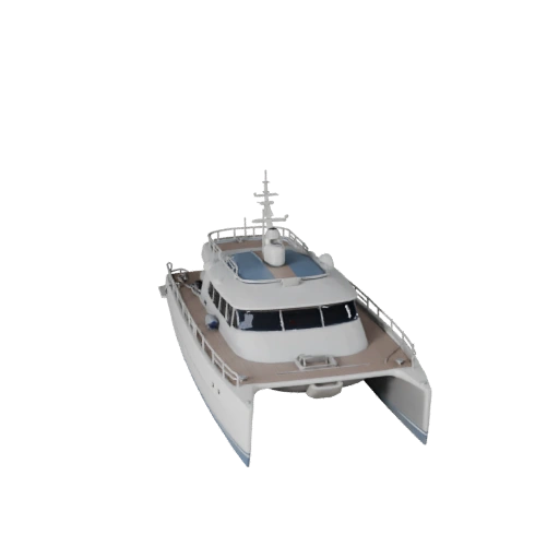 Modèle 3D de Catamaran pour Blender & Jeux - Asset PBR