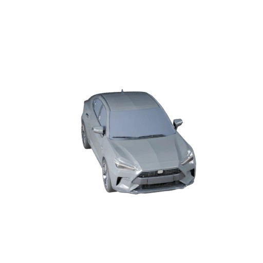 Low Poly City Car 3D Model for Unity & Unreal PBR Asset