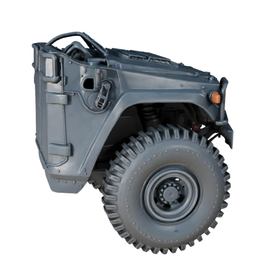 High Poly Humvee 3D Model for Studio Renders PBR Asset