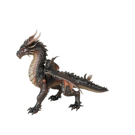 Modelo 3D Realista de Dragón de Tierra - Activo PBR Rigged para Juegos