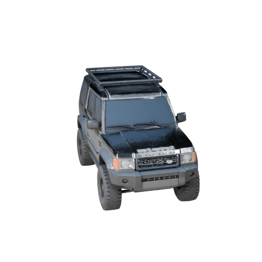 Land Rover inspiriertes Offroad-SUV 3D-Modell - Low Poly Spiel