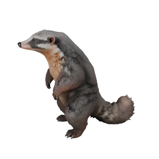 Realistischer Ameisenbär 3D-Modell - Rigged PBR Asset für Spiele | PBR