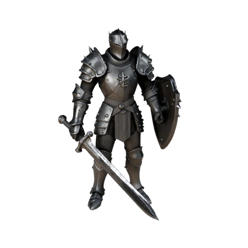 Modelo de Personaje Paladín Steampunk - Articulado