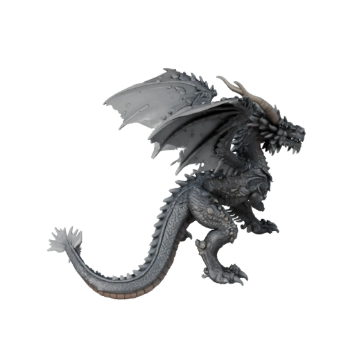 Modèle 3D Dragon de Tempête Haute Poly - Atout STL Détaillé pour Impression
