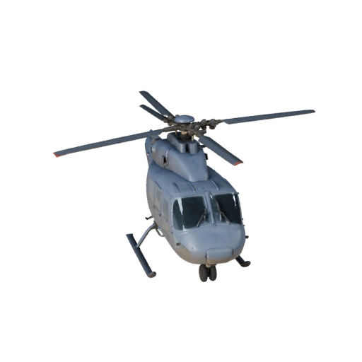 Game Ready Cargo Helicopter 3D Model for Realtime Use