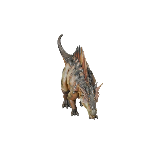 Modelo 3D de Therizinosaurus para Blender - Asset PBR com Texturas