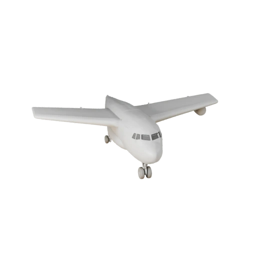 Printable Cargo Plane STL 3D Model for Collectibles &