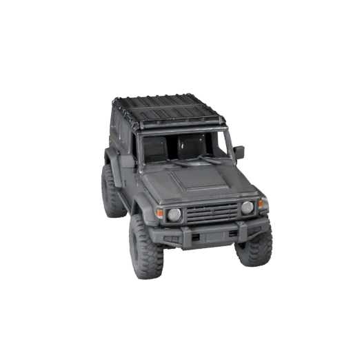 Printable Off Road Suv STL 3D Model for Collectibles &
