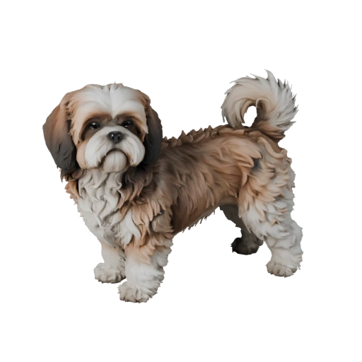 Shih Tzu Dog 3D Model for Unity - Game Ready Asset, FBX | PBR
