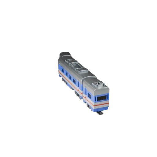 Printable High Speed Train STL 3D Model - Display