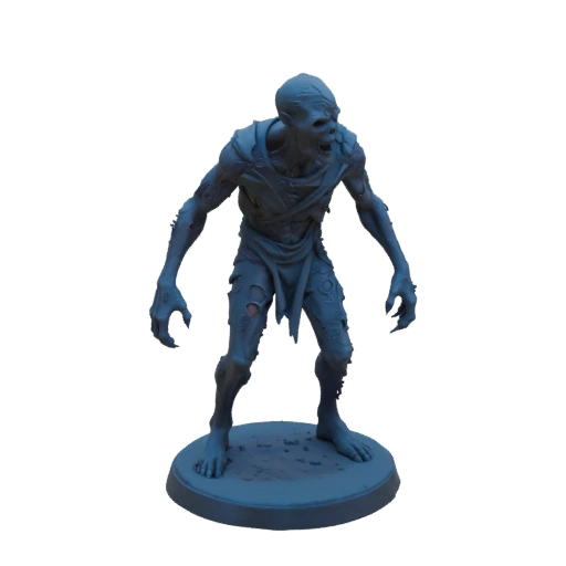 Miniatura STL de Zombi No Muerto de Fantasía Oscura
