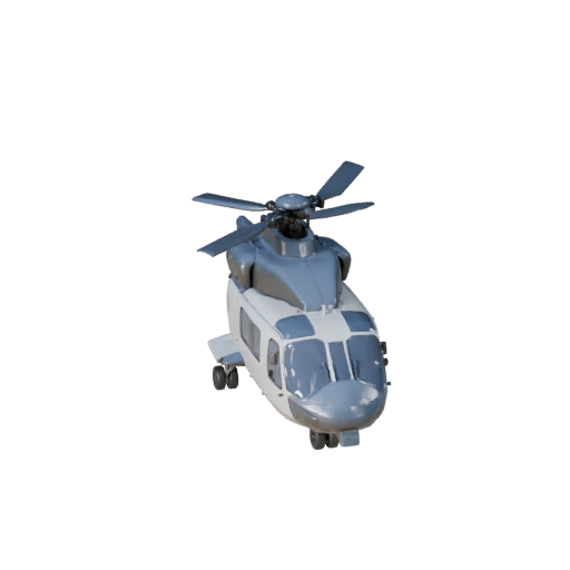 Cargo Helicopter 3D Model for Unreal Engine - Game Ready