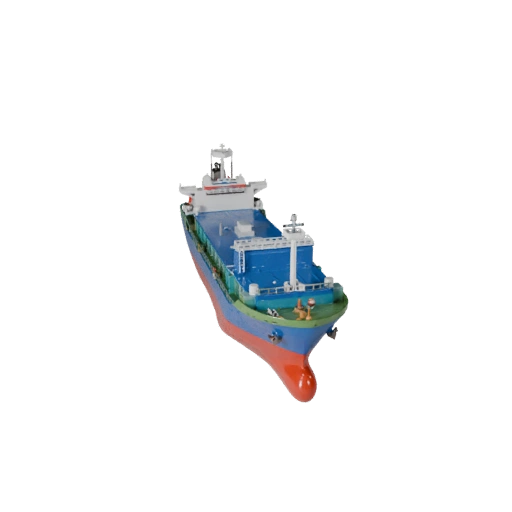 Game Ready Container Ship 3D Model for Realtime Use