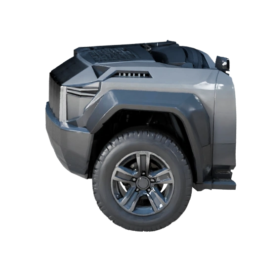 Futuristic SUV 3D Model - High Poly PBR Asset for Studio