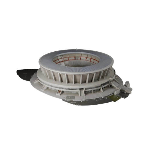Stadion Außenbereich 3D-Modell für Unreal - Echtzeit-Asset
