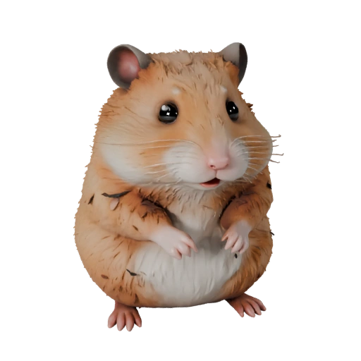 Modèle 3D de Hamster pour Unity - Asset prêt pour le jeu, FBX | Libre de droits