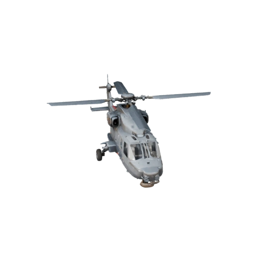 Apache Inspired Attack Helicopter 3D Model for Blender -